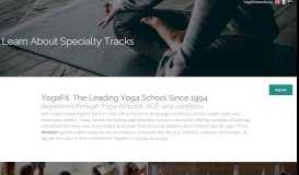 
							         Learn About Yogafit | YogaFit Yoga Teacher Training								  
							    