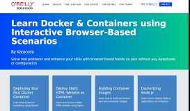 
							         Learn Docker & Containers using Interactive Browser-Based Labs ...								  
							    