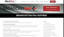 
							         Learn More about Broadcast Fax - WestFax								  
							    