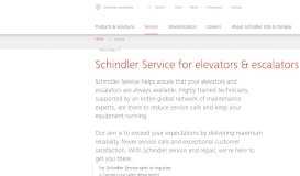 
							         Learn More About Schindler Elevator Service, Maintenance & Repair								  
							    