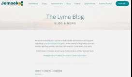 
							         Learn more about The Lyme Letter. - Blog — Jemsek Specialty Clinic ...								  
							    