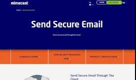 
							         Learn to Send Secure Email | Mimecast								  
							    