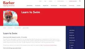 
							         Learn to Swim - Barker College								  
							    