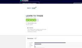 
							         LEARN TO TRADE Reviews | Read Customer Service ...								  
							    