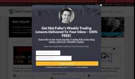 
							         Learn To Trade The Market » Professional Trading Education								  
							    