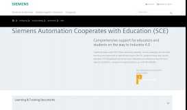 
							         Learn- & Training Documents - Siemens Automation Cooperates with ...								  
							    