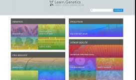 
							         Learn.Genetics - University of Utah								  
							    
