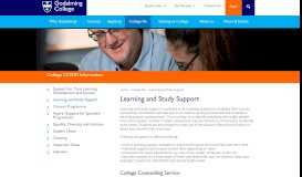 
							         Learning and study support | College life | Godalming College								  
							    