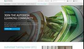 
							         Learning And Training Partners | Autodesk								  
							    