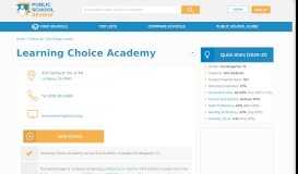 
							         Learning Choice Academy Profile (2018-19) | La Mesa, CA								  
							    