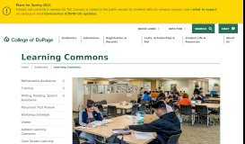 
							         Learning Commons - College of DuPage								  
							    