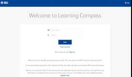 
							         Learning Compass - Login - BD								  
							    