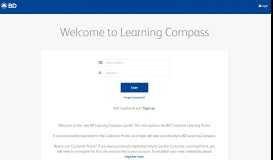 
							         Learning Compass - Login								  
							    