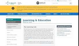 
							         Learning & Education | Alberta Health Services								  
							    