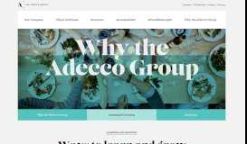 
							         Learning & Growing - The Adecco Group								  
							    