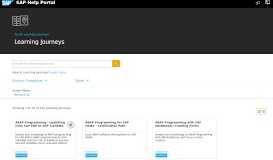 
							         Learning Journey: SAP Cloud Platform Workflow - SAP Help Portal								  
							    