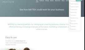 
							         Learning Management System for Businesses » MATRIX LMS								  
							    