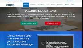 
							         Learning Management System (LMS) - Docebo AI Learning ...								  
							    