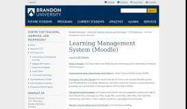 
							         Learning Management System (Moodle) | Centre for Teaching ...								  
							    