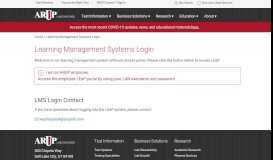 
							         Learning Management Systems Login | ARUP Laboratories								  
							    
