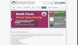
							         Learning Mentors - Therfield School								  
							    