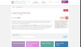 
							         Learning Portal - Norfolk and Suffolk Care Support								  
							    