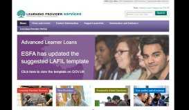 
							         Learning Provider Services - Student Loans Company								  
							    