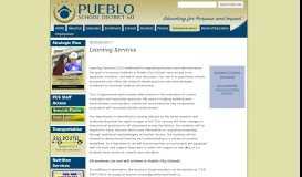 
							         Learning Services - Pueblo City Schools Internet								  
							    