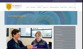 
							         Learning Support | St Bede's Catholic College Chisholm								  
							    