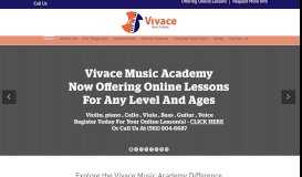 
							         Learning to Play at Vivace Music Academy - Official Site								  
							    