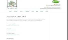 
							         Learning Tree Parent Portal								  
							    