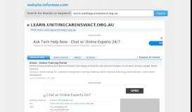 
							         learn.unitingcarenswact.org.au at WI. Uniting Online Training ...								  
							    