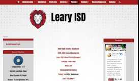 
							         Leary ISD - Parents								  
							    