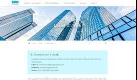 
							         LeasePlan Bank: Adresse & Banken-Portrait (Details) - FinanceScout24								  
							    