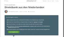 
							         Leaseplan Bank: Niederländische Direktbank mit Tagesgeld ...								  
							    