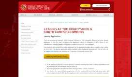
							         Leasing at The Courtyards and South Campus Commons - Leasing ...								  
							    