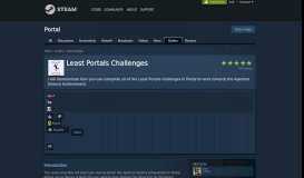 
							         Least Portals Challenges Portal útmutató Alkotó - Steam Community								  
							    