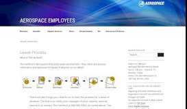 
							         Leave Process | Aerospace Employees Portal								  
							    