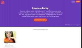 
							         Lebanese Dating - Lebanon Online Dating - LoveHabibi								  
							    