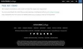 
							         LECOM Articulation Agreement Summary | Goucher College								  
							    