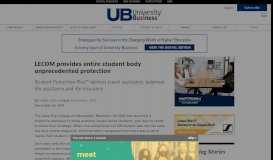 
							         LECOM provides entire student body unprecedented protection ...								  
							    