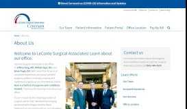 
							         LeConte Surgical Associates Learn About the Surgical Practice of ...								  
							    