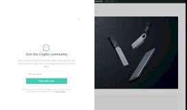 
							         Ledger: Hardware Wallet - State-of-the-art security for crypto ...								  
							    