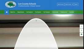 
							         Lee County Schools								  
							    