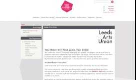 
							         Leeds Arts Union - Portal - Leeds Arts University								  
							    