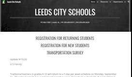 
							         Leeds City Schools								  
							    