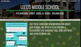 
							         Leeds Middle School - Google Sites								  
							    