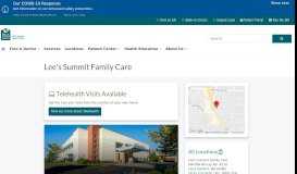 
							         Lee's Summit Family Care | Doctor Near Me - HCA Midwest Physicians								  
							    