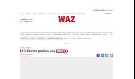 
							         LEG-Mieter packen aus | waz.de | Duisburg								  
							    