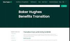 
							         Legacy Baker Hughes Benefits Transition | BHGE Employee Benefits								  
							    